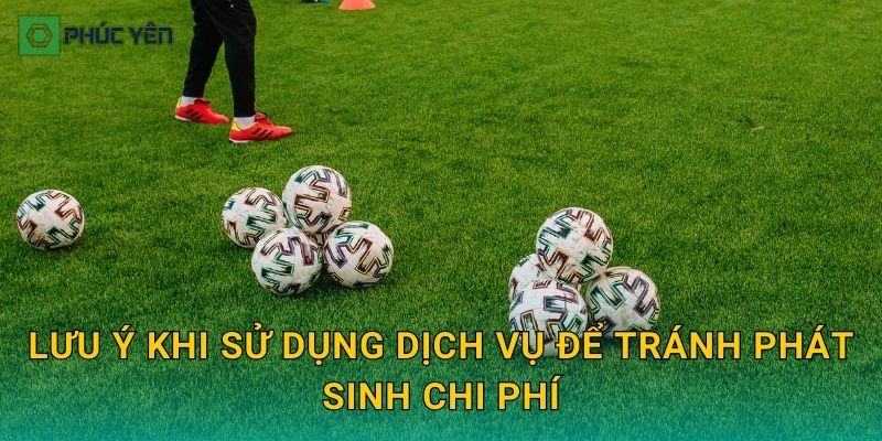 Lưu ý khi sử dụng dịch vụ để tránh phát sinh chi phí