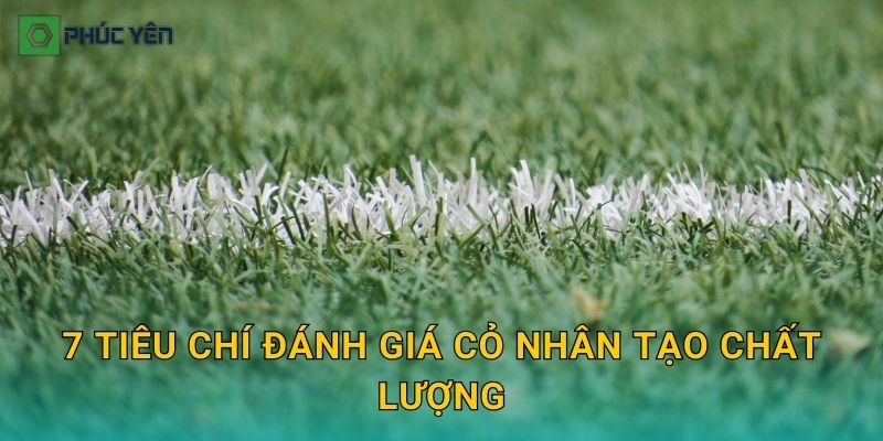 7 tiêu chí đánh giá cỏ nhân tạo chất lượng